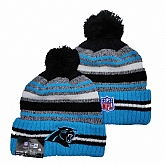 Carolina Panthers Team Logo Knit Hat YD (16)